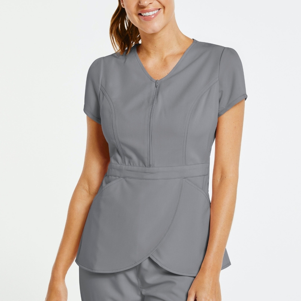 Jaanuu scrub top. Gray XL